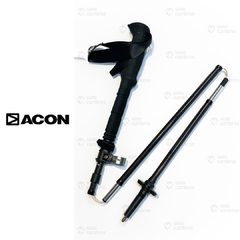 Par de bastones plegables fibra de carbono · 115 a 135 cm • Gris • Acon
