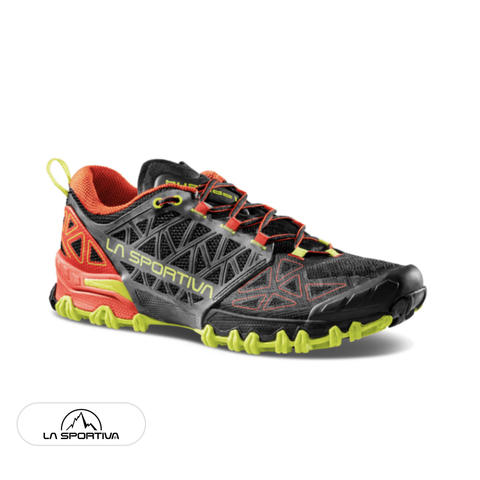 Zapatillas Trail Bushido II Hombre • Black, Goji • La Sportiva