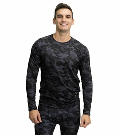 Camiseta Térmica Andes • Print Camo Negro • Montagne en internet
