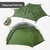 Carpa Cloud Peak 2 Personas 20 D • Verde • Naturehike - tienda online