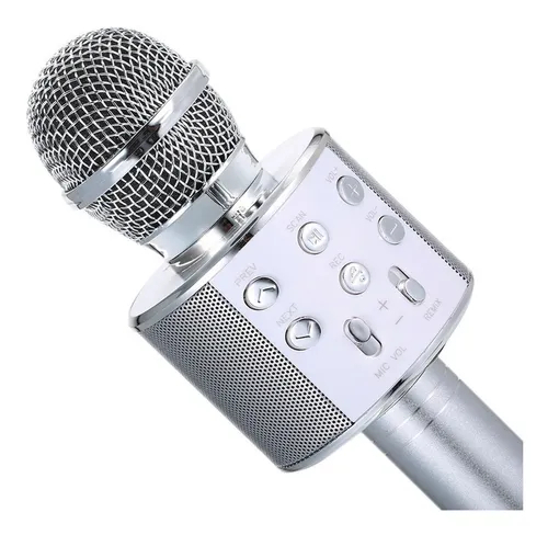 Micrófono Parlante Bluetooth Inalámbrico Karaoke + Estuche