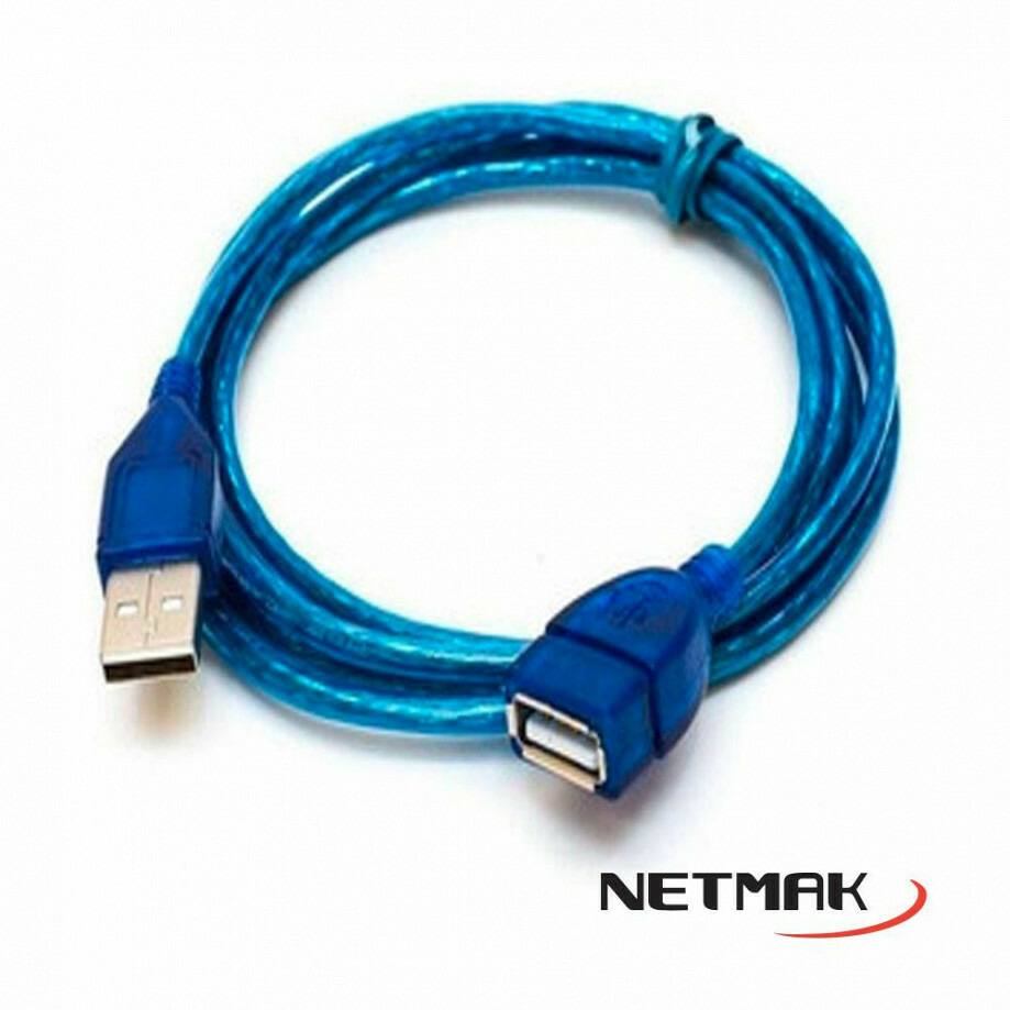 Cable Alargador USB 2.0 1.8Mts Netmak NM C09 1.8