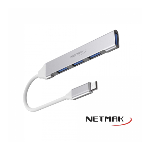 HUB USB 4 PTS 3.0 alta velocidad (5Gbps) - Noga NGH-52