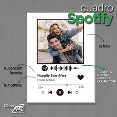 Cuadro Spotify 20x30cm - En Lienzo en internet