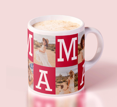 Taza Ceramica MAMÁ con 5 fotos