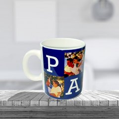 Taza Ceramica PAPÁ con 5 fotos - comprar online