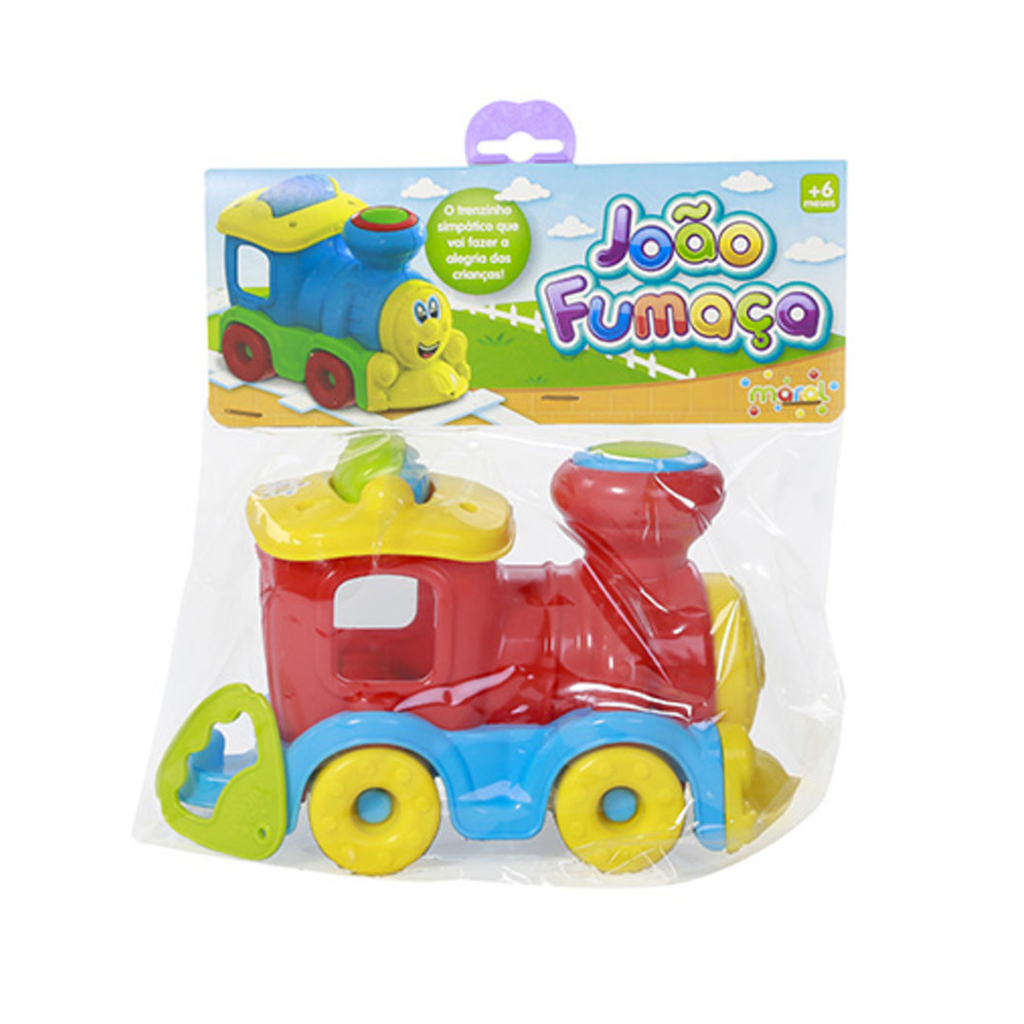 Brinquedo Infantil Trem João Fumaça Com Som - Maral 4028