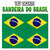 TNT Bandeira do Brasil Copa do Mundo Futebol 1,4m x 1m 4 Bandeiras Decoracao