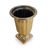 Vaso Grego Decorativo Dourado Metalizado Luxo 19cm - comprar online