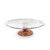 Bandeja Boleira Decorativa Rose Gold Luxo 26cm x 9cm