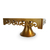 Bandeja Provencal Decorativa Dourada com Base 23cm x 12cm - comprar online