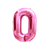 1 Un Balão Bexiga Rosa Claro Metalizado Número 30p / 75cm - loja online