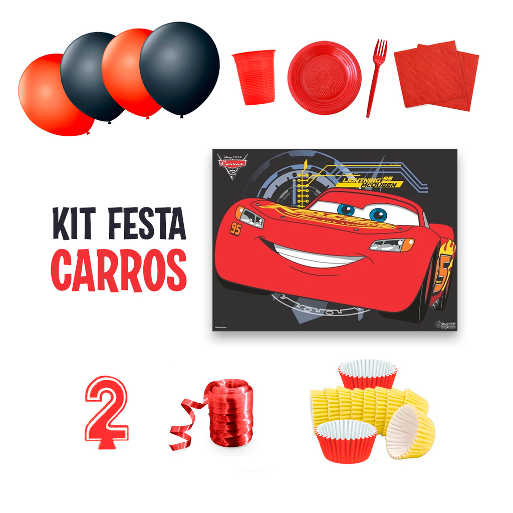 Topos para bolo carros Mcqueen - artigoparafesta