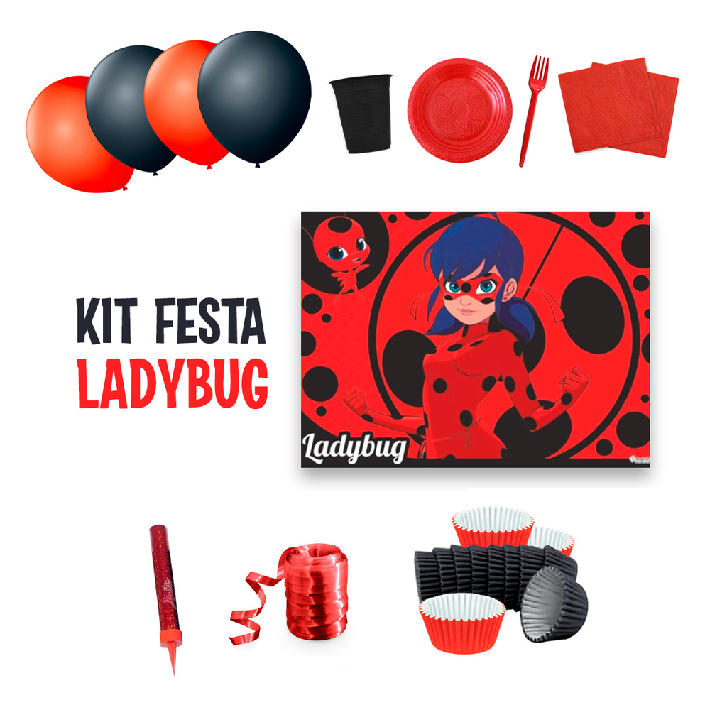 Resultado de imagen de ladybug logo png  Decoração de aniversario ladybug,  Decoração miraculos, Coisas para festa