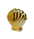 Enfeite Concha Decorativa Dourada Metalizada Sereia na internet