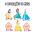 Kit Festa em Casa Completo Princesas Disney 39 Pçs - comprar online