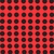 Tecido TNT Estampado Vermelho com Poa Preto 1,4m x 2m Decoracao