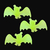 3 Un. Enfeite Morcego Fluorescente Para Decoracao Helloween
