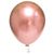 25 Unidades Bexiga Balão Cromado Rose Gold Metálico Joy 9pol - comprar online