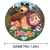 Masha e o Urso Painel Sublimado Redondo Gigante 1,55m - Mônica Festas - Artigos de Festas | Fantasias | Embalagens