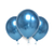 25 Unidades Bexiga Balão Cromado Metalizado Azul 5 pol - Mônica Festas - Artigos de Festas | Fantasias | Embalagens