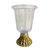 Vaso Grego Decorativo Dourado Ouro Metalizado Luxo 20cm