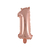 1 Un Balão Bexiga Metalizado Número Rosé Gold 16p / 40cm - comprar online