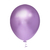 25 Unidades Bexiga Balão Cromado Metalizado Violeta 5 pol