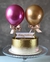 25 Unidades Bexiga Balão Cromado Metalizado Rosa 5 pol na internet