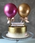 25 Unidades Bexiga Balão Cromado Metalizado Dourado 5 pol na internet