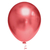 25 Unidades Bexiga Balão Cromado Vermelho Metálico Joy 9 pol