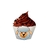 Porta Cupcake Pequeno Saia Animais Fazendinha 12 Unidades - loja online