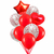 Balão Bexiga Metalizado e Látex Kit Buque 10 Peças - Festa na internet