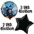 Kit Arranjo de Balões Metalizado Caveira Halloween Dia das Bruxas 5 Und na internet