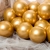 25 Unidades Bexiga Balão Cromado Metalizado Dourado 5 pol