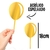 Topo de Bolo Balão Decoravio Acrilico Dourado Espelhado na internet