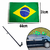 Bandeira do Brasil de Tecido com Haste para Carros na internet