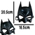 Mascara Batman Homem Morcego Acessorio Cosplay Fantasia - comprar online