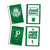 Kit 4 Un. Quadros Decorativos Poster Futebol Palmeiras