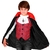 Fantasia Infantil Capa Vampiro Dracula Gola Alta Helloween na internet