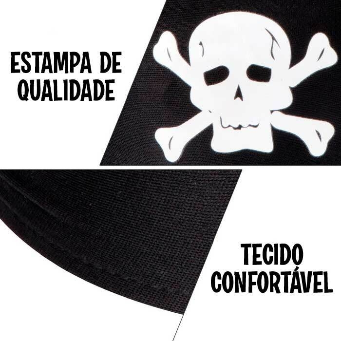 Chapéu Coquinho Pirata com Bandana - Extra Festas