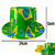 Chapéu Cartola Brasil Cores Verde e Amarelo - comprar online