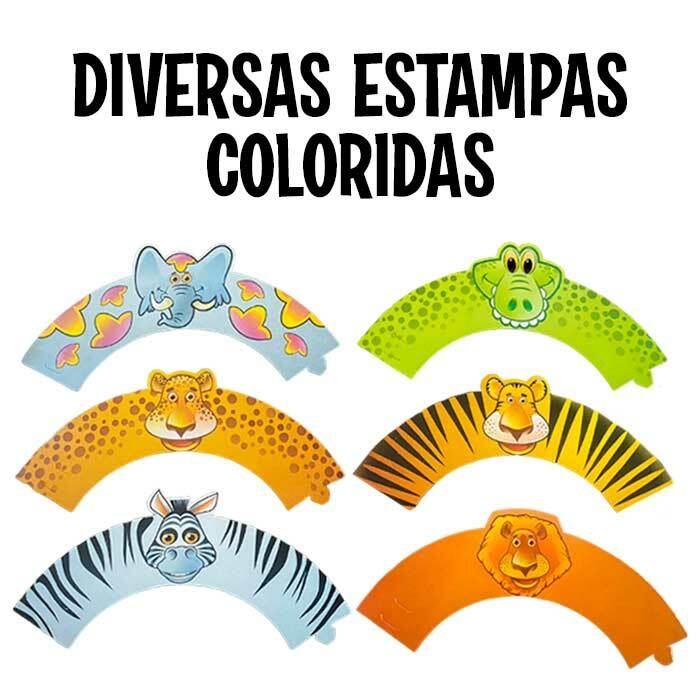 Cupcake bichos safari  Compre Produtos Personalizados no Elo7