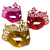 Máscara de Carnaval Luxo Cores Metalizadas Fantasia - comprar online