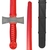 Espada Vermelha Guerreiro com Bainha Preta Adereco Acessorio - Mônica Festas - Artigos de Festas | Fantasias | Embalagens