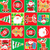 Imagem do Tecido TNT Natal Animado Papai Noel Cores Vermelho e Verde 1,4m x 2m Decoracao