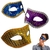Máscaras de Carnaval Estilo Veneza Modelos Estampados com Glitter Azul Dourado Prata Roxo