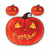 Kit 3 Painéis de Abóboras Decorativas Tamanho Grande Decoração Terror Halloween Papel Cartonado - Mônica Festas - Artigos de Festas | Fantasias | Embalagens