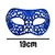 Mascara Carnaval Azul com Glitter Estilo Veneza - comprar online