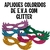 Máscara de Carnaval Apliques de E.V.A Com Glitter 5 Unidades Coloridas na internet